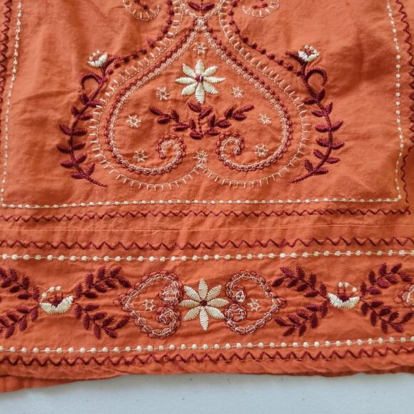 Y2k Babydoll Top Womens Small Boho Embroidered Crochet Sleeveless Fairy Whimsy - Picture 3 of 10